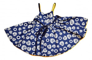 Rochita din bumbac cu bolero cu maneca scurta