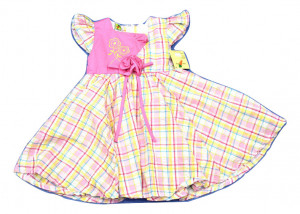 Rochita in carouri multicolora