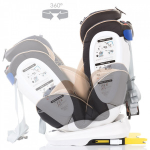 Scaun auto Chipolino Tourneo 0-36 kg sky blue cu sistem Isofix