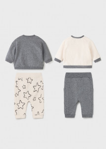 Set ECOFRIENDS, format din pantaloni și hanorac, pentru nou-născut băiat, Mayoral