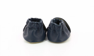 Botosi de piele pentru bebe, bleumarin, Robeez