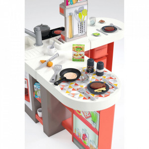 Bucatarie Smoby Tefal Studio XXL Bubble gri cu rosu