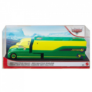 Camion Disney Cars by Mattel John Haulstead Hauler din metal cu masinuta