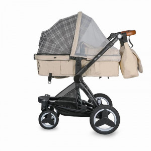 Cărucior transformabil 3 în1 Coccolle Ambra Safari Beige