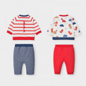 Costum bebe baiat din bumbac Mayoral
