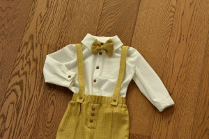 Costum elegant, 4 piese, de băiat pentru botez și evenimente