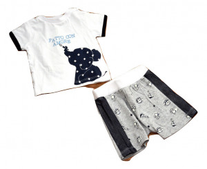 Costum, ido cu elefant pe tricou
