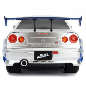 Masina Jada Toys Fast and Furious Nissan Skyline GTR 1:24 cu telecomanda