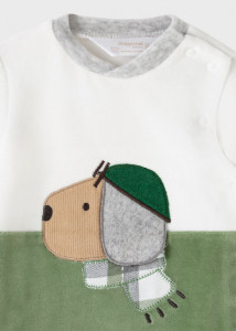 Pijama cu cățeluș pentru bebe băiat, Mayoral
