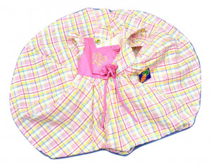 Rochita in carouri multicolora