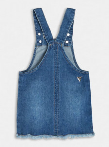 Salopetă de fetiță cu fustă Blue Jeans, Guess