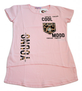 Tricou asimetric fete