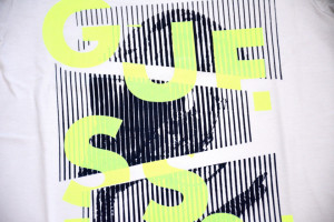 Tricou Guess alb logo