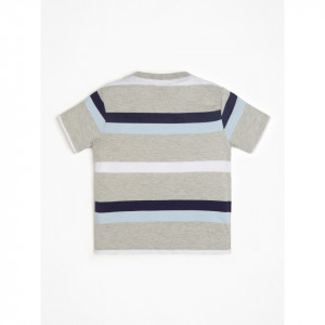 Tricou Guess, dungi cu text brodat