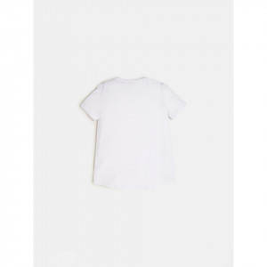 Tricou Guess fata cu maneca scurta din bumbac alb