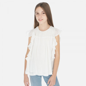 Bluza cu volanase fata Mayoral