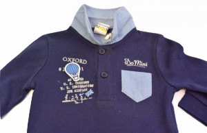 Bluza polo cu maneca lunga pentri baietei IDO