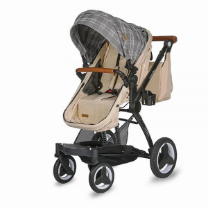 Cărucior transformabil 3 în1 Coccolle Ambra Safari Beige