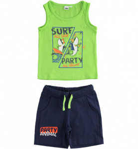 Costum baieti Ido format din maiou si pantalon scurt