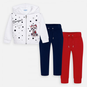 Costum fete , Mayoral , bumbac in 3 piese