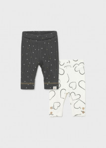 Pantaloni leggings cu imprimeu pentru nou-născut fată, Mayoral