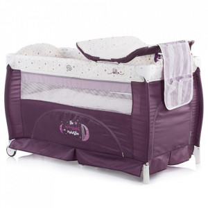 Patut pliabil Chipolino Bella amethyst