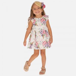 Rochie cu flori in cornet
