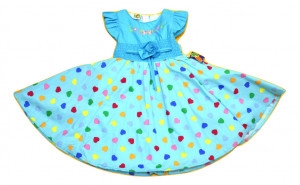 Rochie cu inimioare multicolore