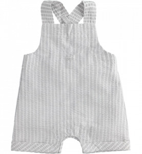 Salopeta cu pantalon scurt, eleganta pentru bebe baiat nou nascut IDO