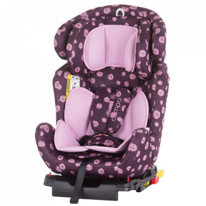 Scaun auto Chipolino Campo 0-36 kg dots rose cu sistem Isofix