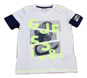 Tricou Guess alb logo