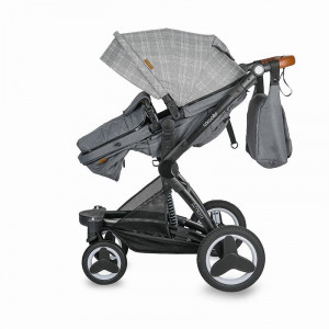 Carucior transformabil 3in1 Coccolle Ambra Urban Grey