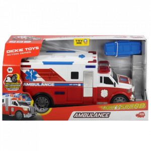 Masina ambulanta Dickie Toys Ambulance DT-375 cu accesorii