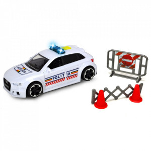 Masina de politie Dickie Toys Audi RS3 cu accesorii