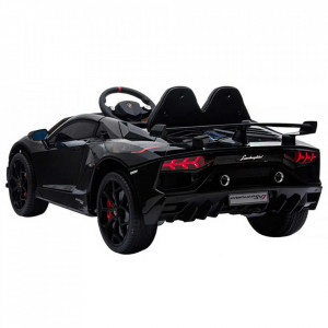 Masinuta electrica Chipolino Lamborghini Aventador SVJ black cu roti EVA
