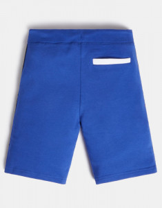 Pantalon scurt albastru electric Guess de la 7 la 16 ani