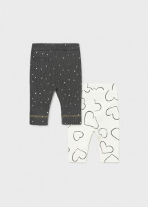 Pantaloni leggings cu imprimeu pentru nou-născut fată, Mayoral
