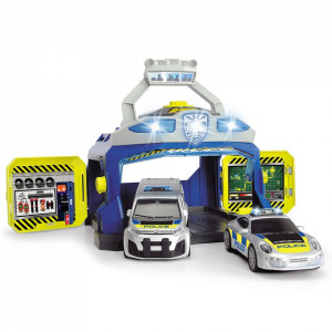 Pista de masini Dickie Toys Command Unit cu 2 masini