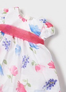 Rochie cu floricele bebe fetita Mayoral