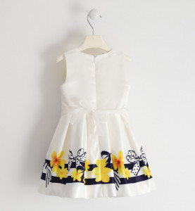 Rochie, Sarabanda, ivoire cu imprimeu floral
