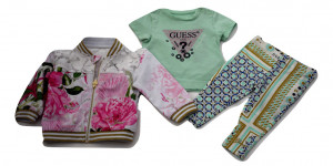 Tricou Guess, pentru fete, verde