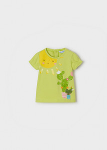 Tricou maneca scurta ECOFRIENDS bebe fetita, Mayoral