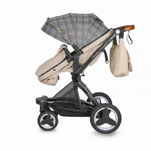 Cărucior transformabil 3 în1 Coccolle Ambra Safari Beige