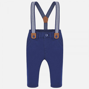 Pantaloni lungi bretele bebe baiat nou-nascut