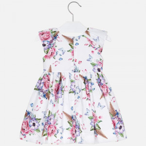 Rochie cu flori in cornet