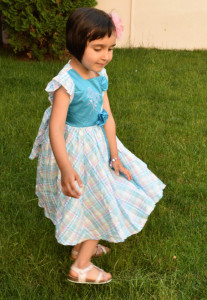 Rochie de vara in carouri