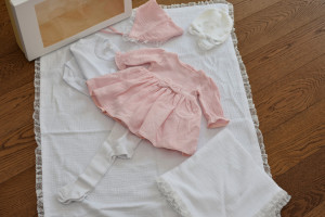Set pentru scos din maternitate, trusou de socos din maternitate fata