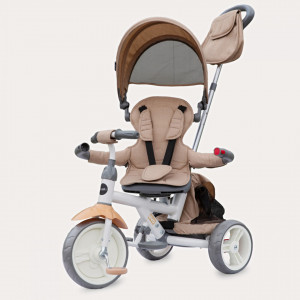 Tricicleta cu sezut reversibil Coccolle Evo (2019) Bej