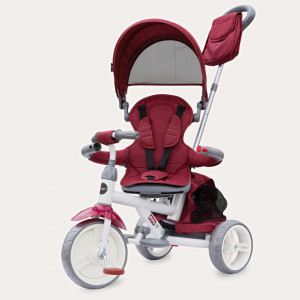 Tricicleta cu sezut reversibil Coccolle Evo (2019) Visiniu