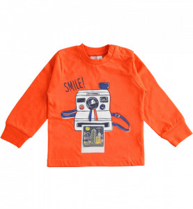 Tricou baieti IDO portocaliu